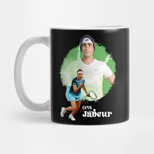 Ons Jabeur Cartoon Anime Mug